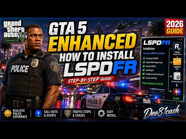 HOW TO INSTALL LSPDFR IN GTA 5 ENHANCED (2026)