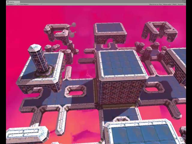Unity tests of a 3d tile system
