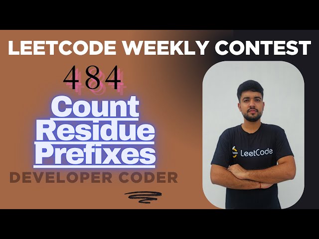Count Residue Prefixes | LeetCode 3803 | Weekly Contest 484 | Java Code | Developer Coder