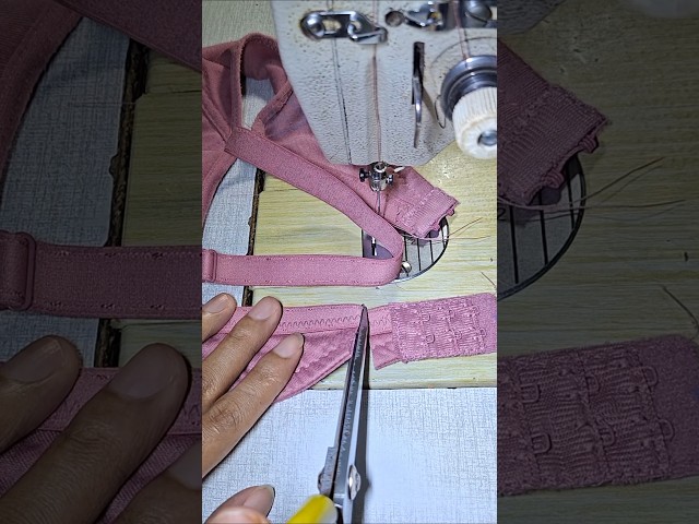 Too-tight bra? Try this simple fix for a comfortable and neat finish. ✨🧵#SewingTips  #BraAlteration