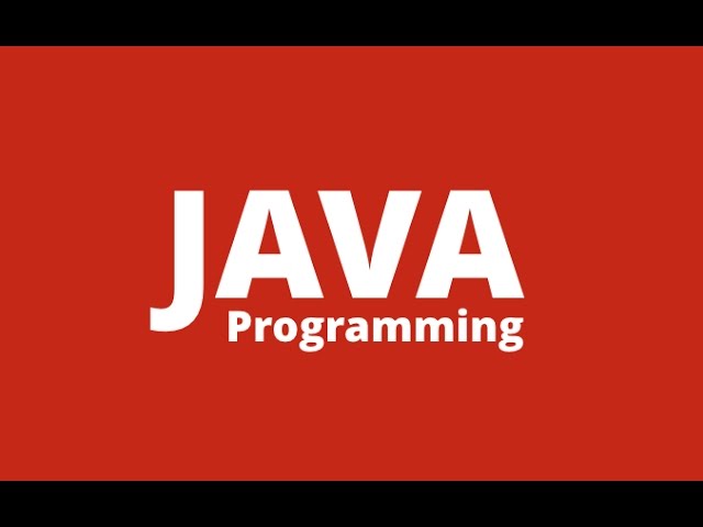 Java Programming - Programming Errors