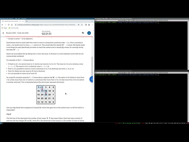 Google Code Jam 2022: kierros 2