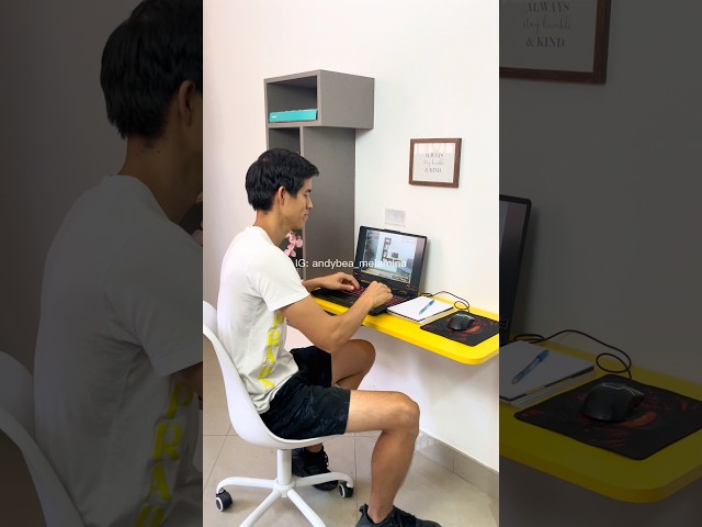 Plan to quickly and easily assemble a Floating Desk 😁⚡️🛠