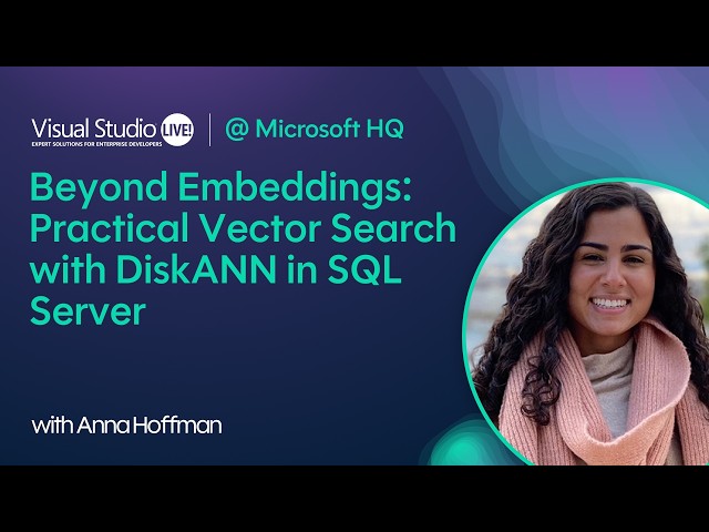 Beyond Embeddings: Practical Vector Search with DiskANN in SQL Server