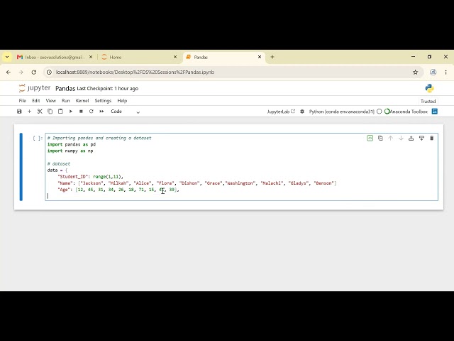 Data Science Libraries in Python - Part 2 - Pandas