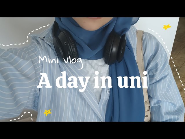 Mini uni vlog ( USTHB )
