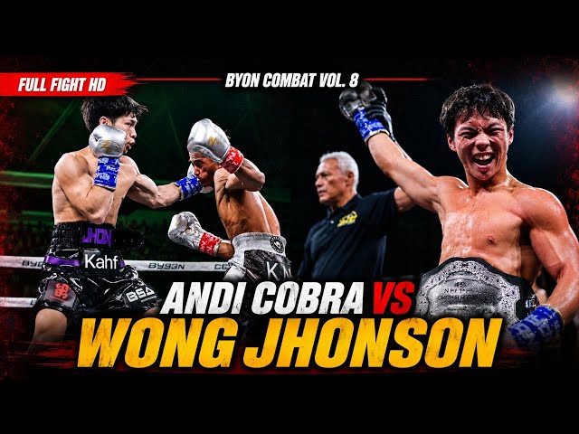 ANDI COBRA VS WONG JHONSON [FULL FIGHT HD] | INFLUENCER CHAMPIONSHIP BOXING - BYON COMBAT 8
