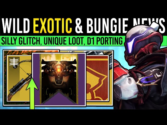 Destiny 2: INSANE EXOTIC & RIDICULOUS GLITCH! Bungie Updates, D1 Port, Unique Drop, Broken Filter!
