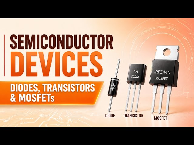 Semiconductor Devices | Diodes, Transistors & MOSFETs | Uplatz