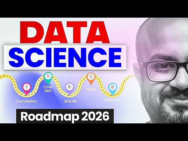 Complete Data Science Roadmap 2026 | How To Become a Data Scientist Step by Step