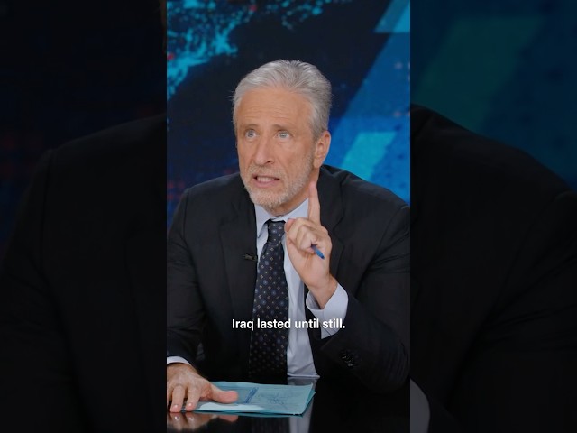 Trump went old-school Iraq war with his Venezuela tactics, so Jon is going old-school Daily Show too