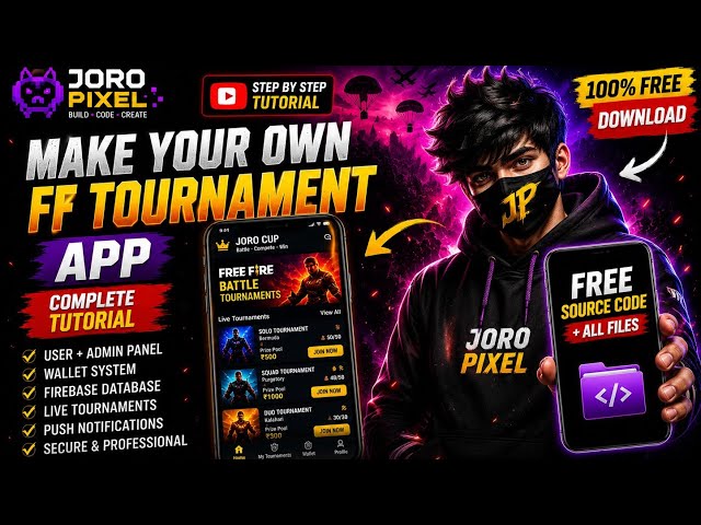 📱 How to Build a Professional Tournament App from Your Mobile (Full Tutorial)