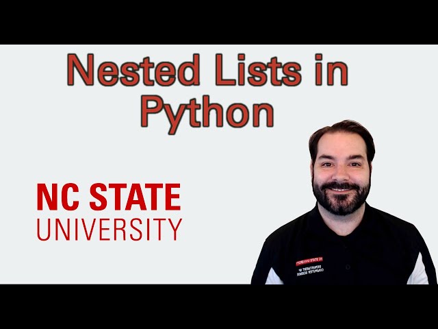 Nested Lists in Python
