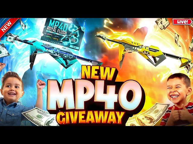 Poker Mp40 Giveaway For Everyone🔴 #FreeFireLive #PokerMp40Givaway