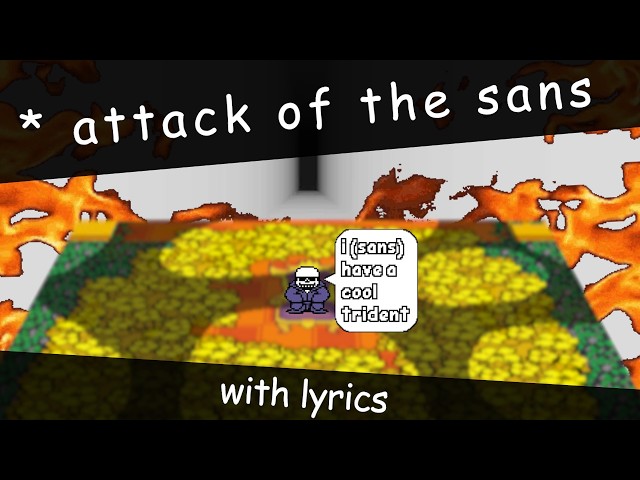 * attack of the sans WITH LYRICS | Dusttale: I miss you lyrical cover