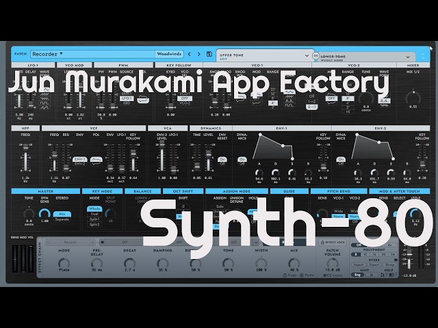 Synth-80 by Jun Murakami App Factory (No Talking)