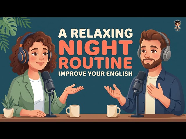Relaxing Evening Routine | Learn English Through Daily Life