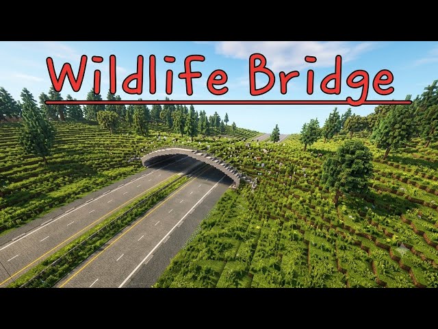 Minecraft Wildlife Bridge Tutorial 