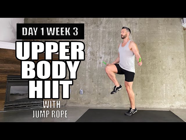 DAY 11 // 12 WEEK JUMP ROPE PROGRAM with Upper Body Exercises