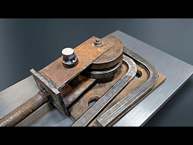 How to Bend Profile Pipe 90 Degrees Easy! (Homemade Tool)