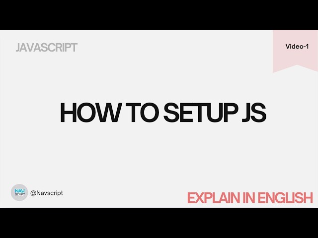 Learn JavaScript | Complete Setup Guide for Beginners (2026)