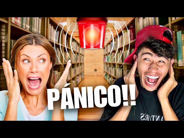 Pongo una ALARMA FALSA en publico!!! // Andy