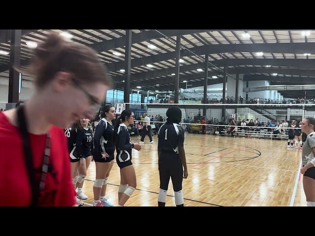 Impact 16 volleyball vs code blue shock Tulsa Attack day 1