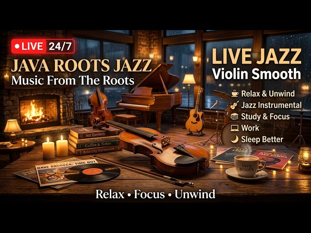 🌧️ Rainy Coffee Jazz | Cozy Jazz Music to Relax & Sleep