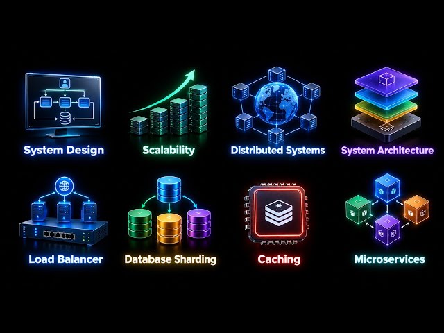 Every System Design Concept Explained | System Design Full Course |  System Design Tutorial