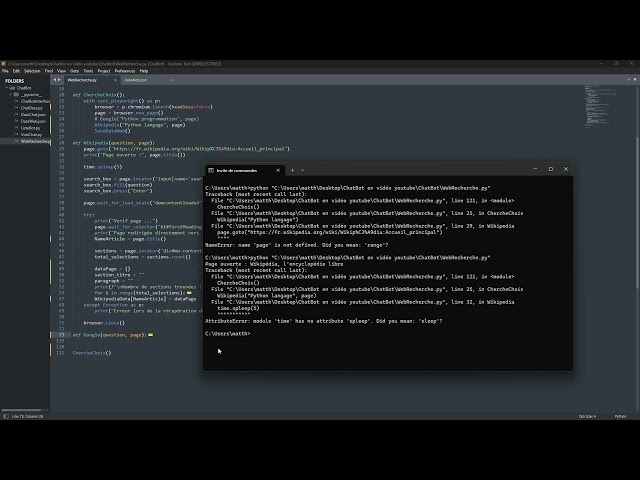 Créer une IA qui Lit et Stocke les Sites Web Automatiquement ! P11