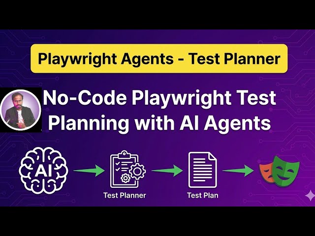 Playwright MCP - Lesson 08 | Agentic AI Test Automation | Test Planning with AI Agents