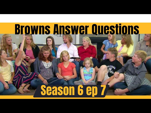 Whole Brown Family Answers Questions: ! Let's Watch Season 6 Episode 7