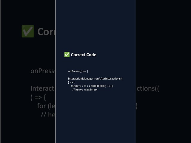 Follow for more tips#reactnative #performance #mobileappdevelopment #ios #android