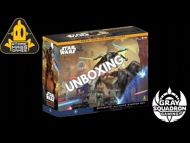 Star Wars Legion Unboxing: Separatist Starter Set