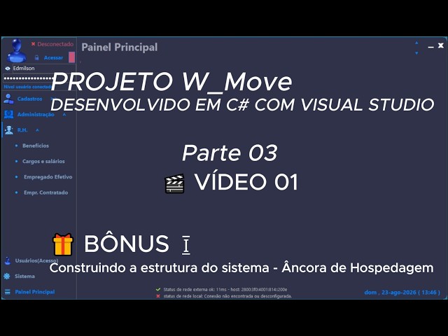 🎁 BÔNUS I — CONSTRUINDO A ESTRUTURA DO SISTEMA — ÂNCORA DE HOSPEDAGEM