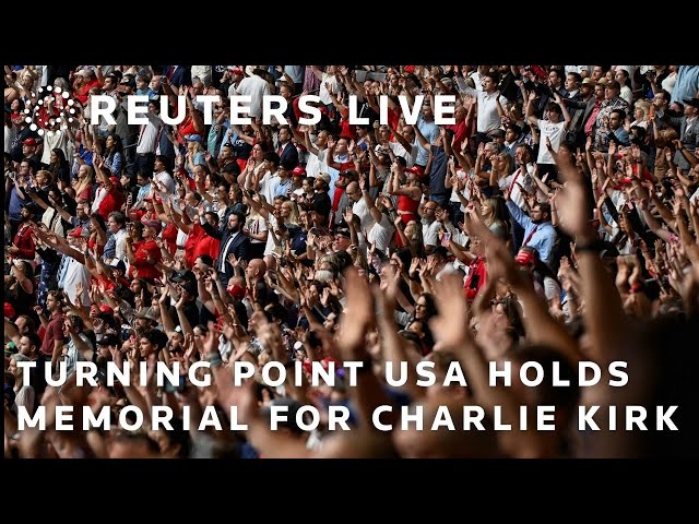 LIVE: Turning Point USA holds memorial for Charlie Kirk