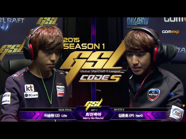 Life vs herO ZvP Code S Ro4 Match 2 Set 1, 2015 GSL Season 1 - StarCraft 2