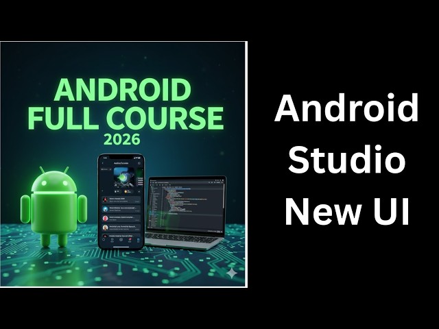 (8) Android Studio New UI Explained | Complete Android Course for Beginners