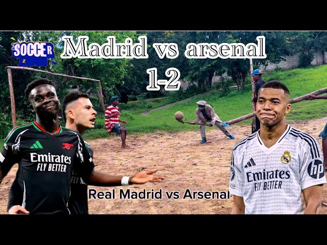 Real Madrid Vs arsenal ( funny goals and moments to watch 😂😂 ) Quarter Final UEFA