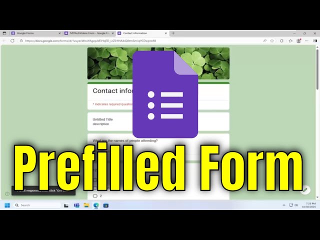 How To Get Link of Prefilled Google Form [Guide]