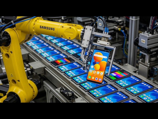 Inside the World’s Most Advanced Smartphone Factory – Samsung’s Robotic Production Process
