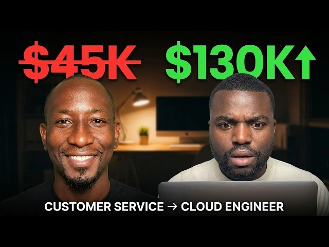 He Was Making $45K Answering Phones  One Year Later — $130K Cloud Engineer