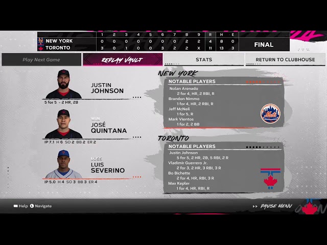 Justin Johnson RTTS (S3) {New York Mets Series}