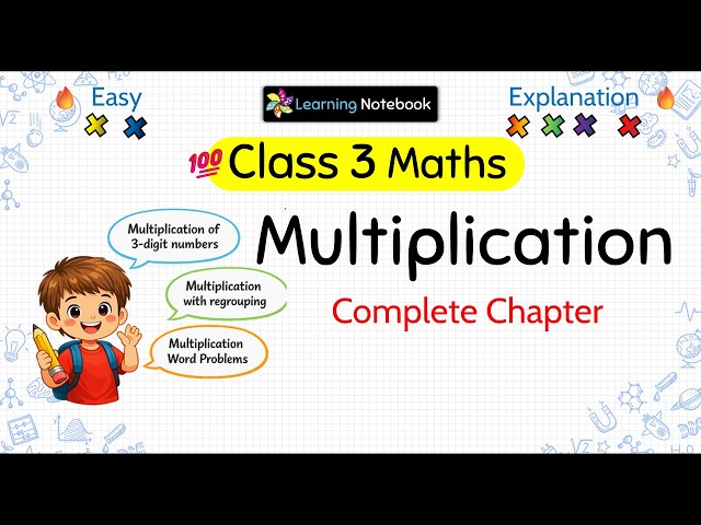 Class 3 Maths Multiplication