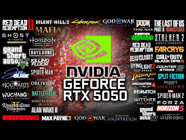RTX 5050 8GB - Test in 50 Games (1440P)