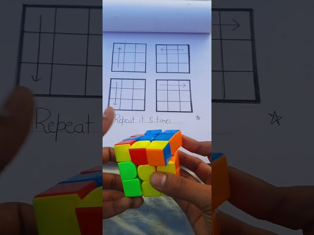 Rubik's cube tutorial #shorts #youtubeshorts #viral #cubing #rubikscubetutorial