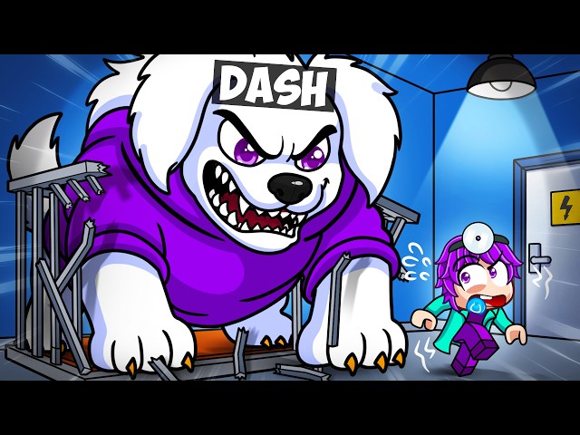 100 Days as a GIANT DOG In Roblox Escape Dog Pound...