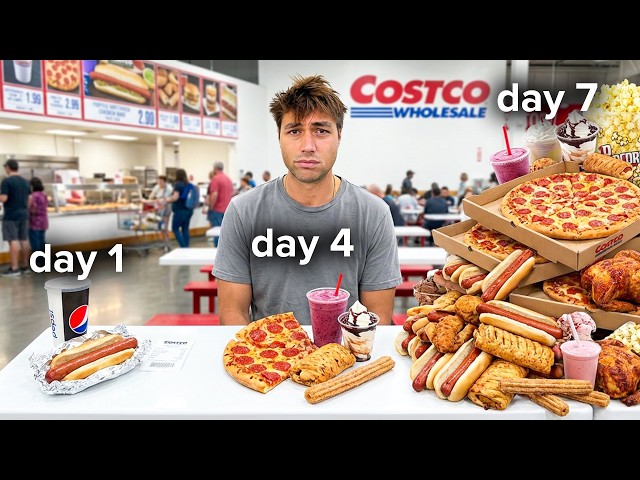 I Only Ate Costco For A Week, But Doubled My Budget Every Day