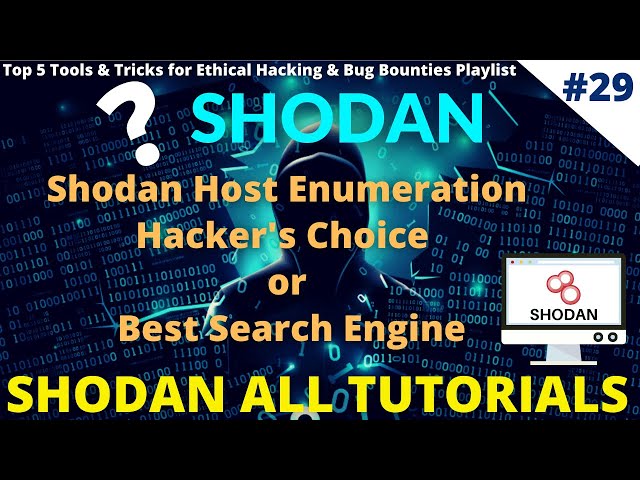 #29 Shodan Host Enumeration Hacker's Choice | Best Search Engine #shodan