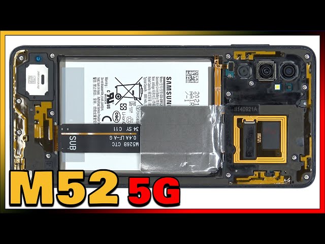 Samsung Galaxy M52 5G Disassembly Teardown Repair Video Review